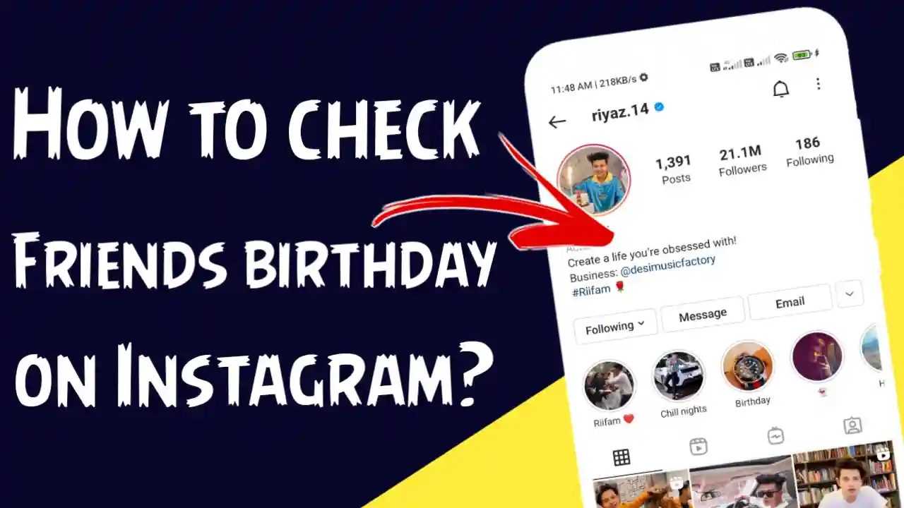 How to Check Friends Birthday on Instagram? (With Some Steps)