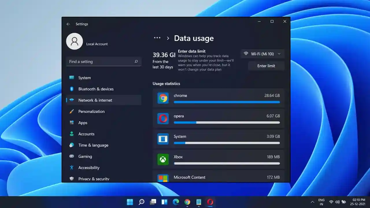 How to Check Internet Usage on Windows 11?