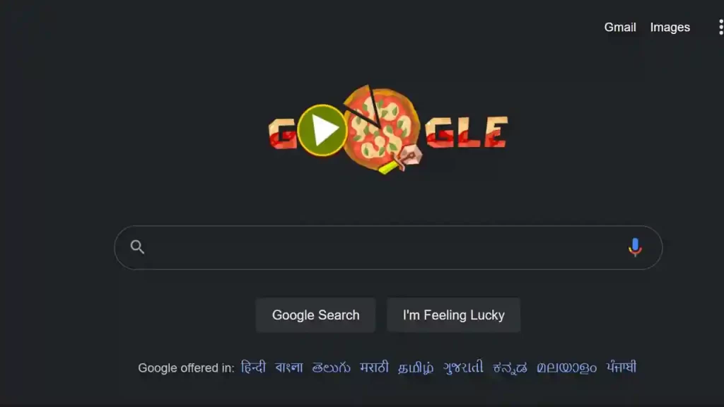 Celebrating Pizza Puzzle (2021), Google Doodle