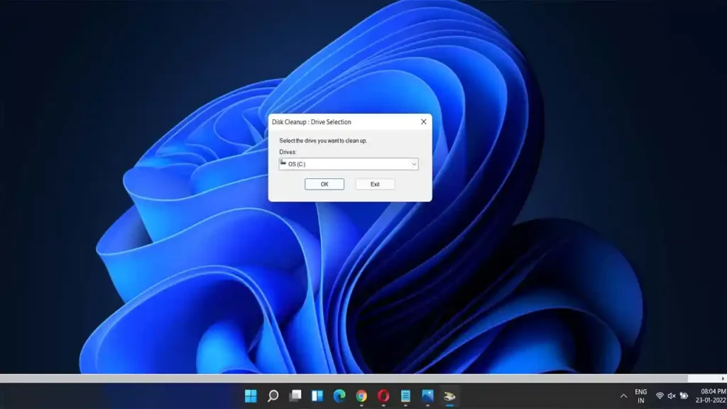 Disk Cleanup Drive Selection Windows 11