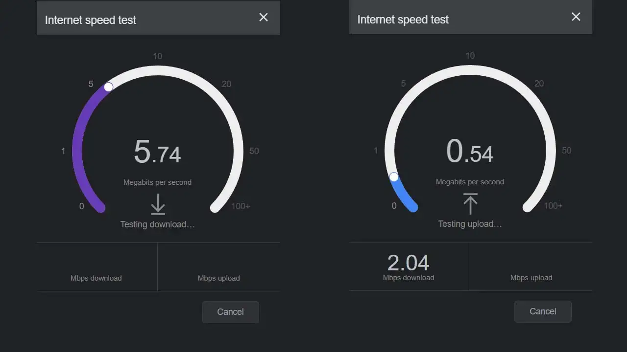 A New Window of Download and Upload Speed Meter