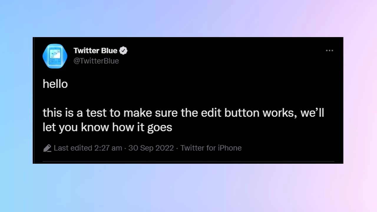 Twitter edit button news