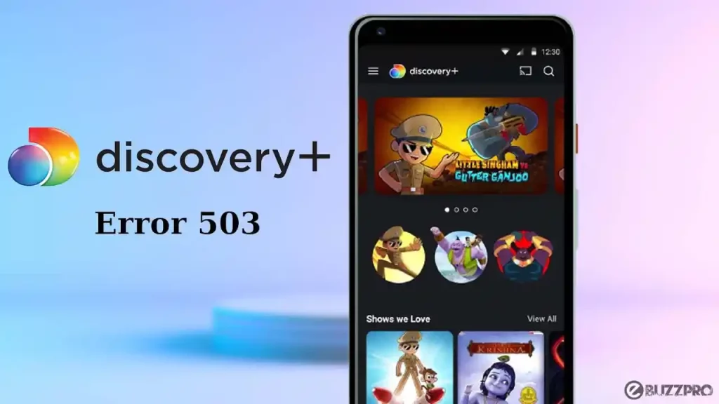 Discovery Plus App Error 503