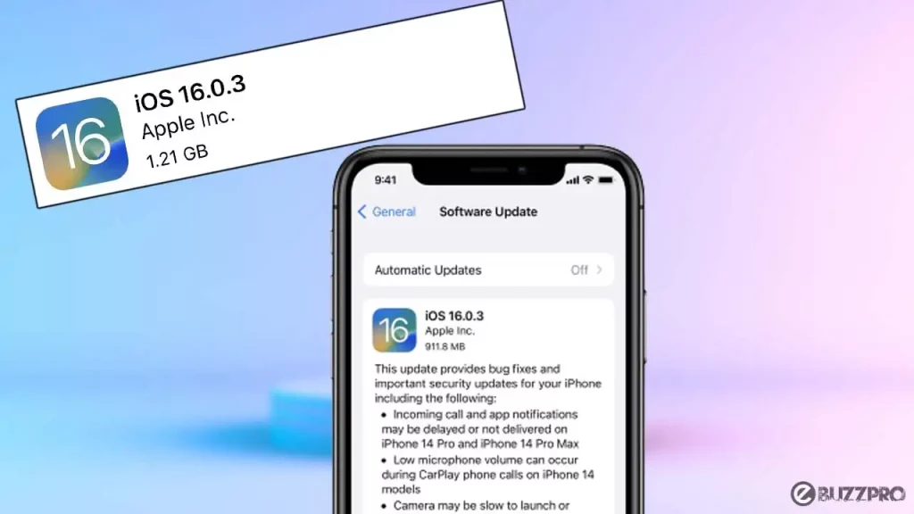 iOS 16.0.3 Update