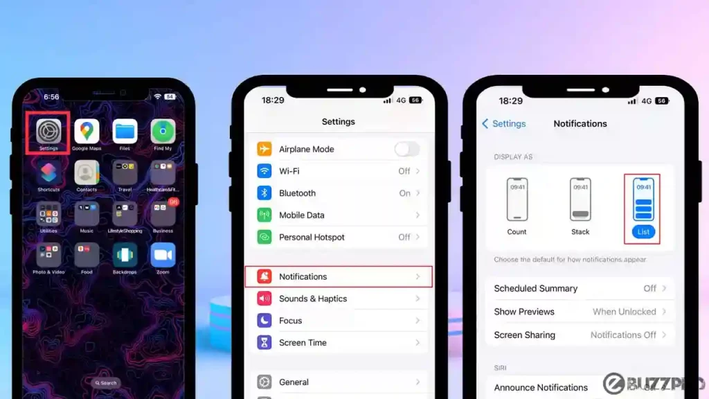 How to Move Notifications on Top iOS 16, How to Make Notifications on Top iOS 16