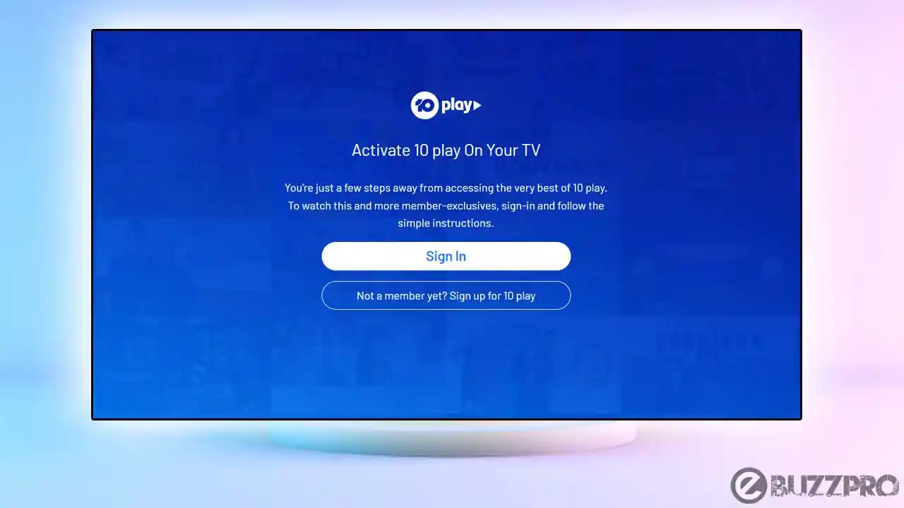 Activate 10 Play with 10play.com.au Activate Code on Smart TV