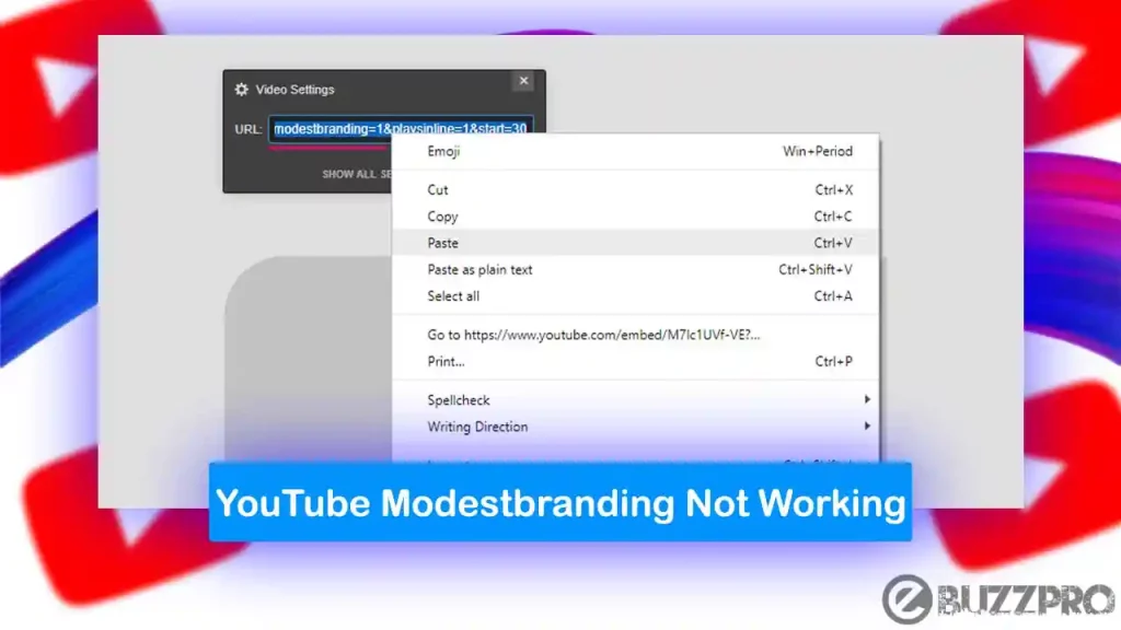 Fix 'YouTube Modestbranding Not Working' Problem