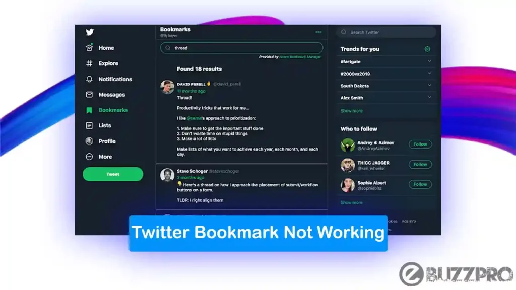 [Fix] Twitter Bookmark Not Working or Not Showing