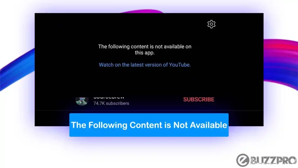 Fix 'YouTube Vanced The Following Content is Not Available' Problem