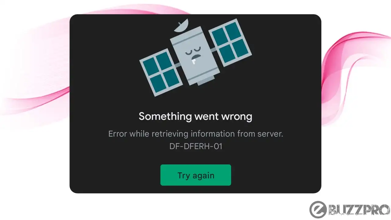 Play Store Error DF-DFERH-01