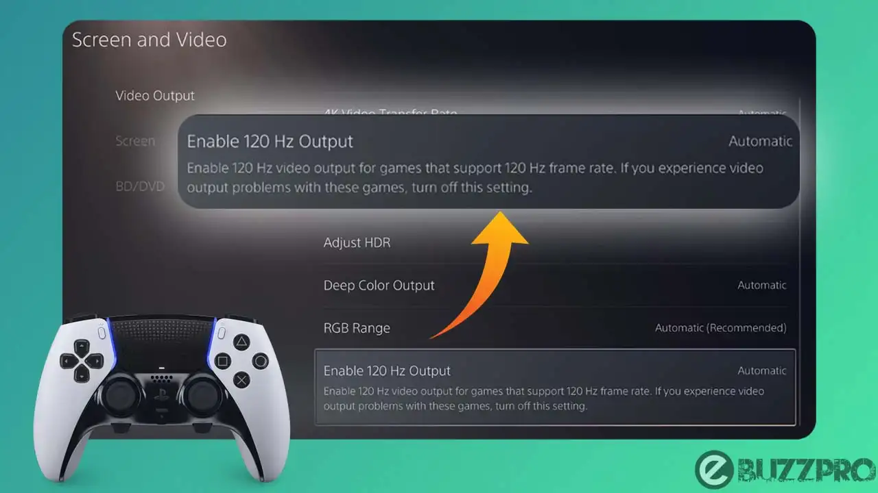 Fix 'PS5 120Hz Not Working' Problem
