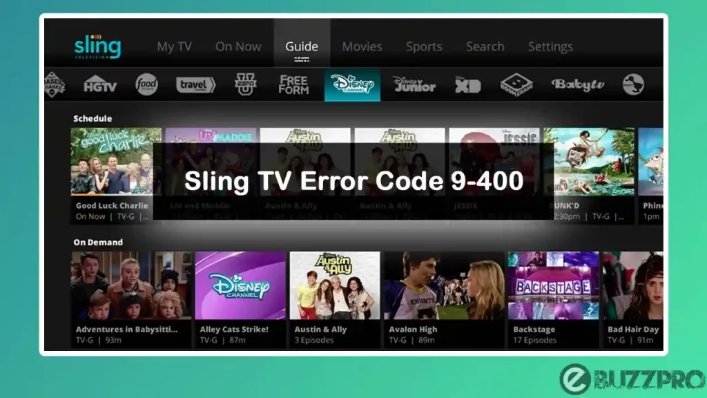 Fix 'Sling TV Error Code 9-400' Problem