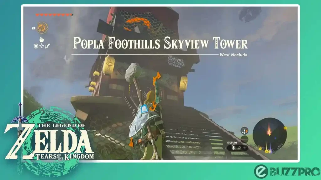Unlock Popla Foothills Skyview Tower in The Legend of Zelda: Tears of the Kingdom, Popla Foothills Skyview Tower Not Working