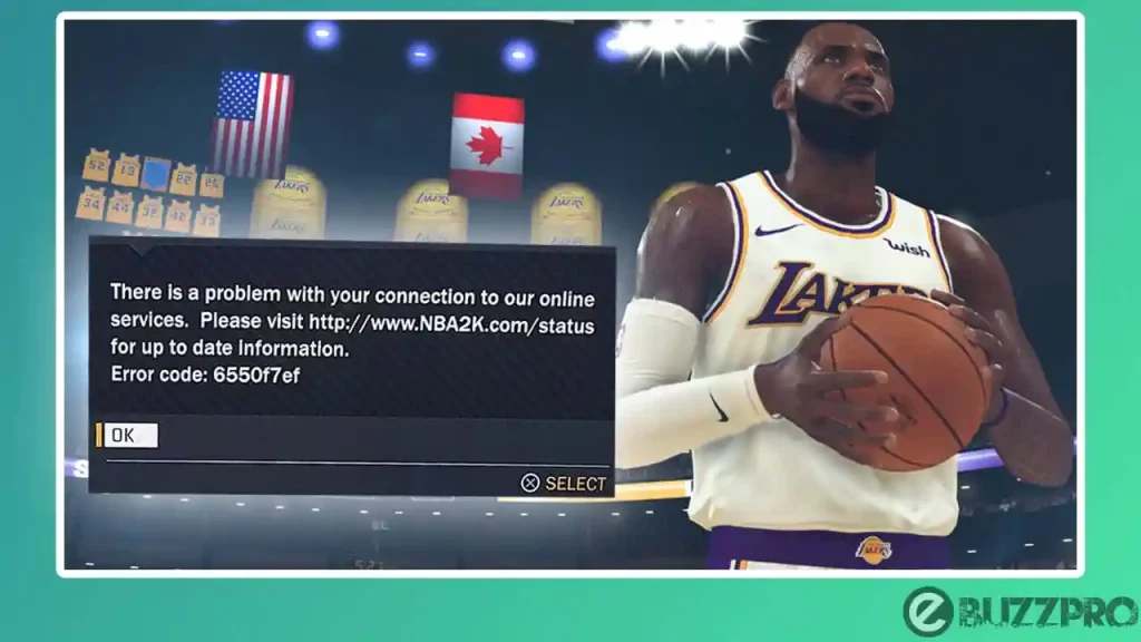 Fix 'NBA 2K22 Error Code 6550f7EF' Problem