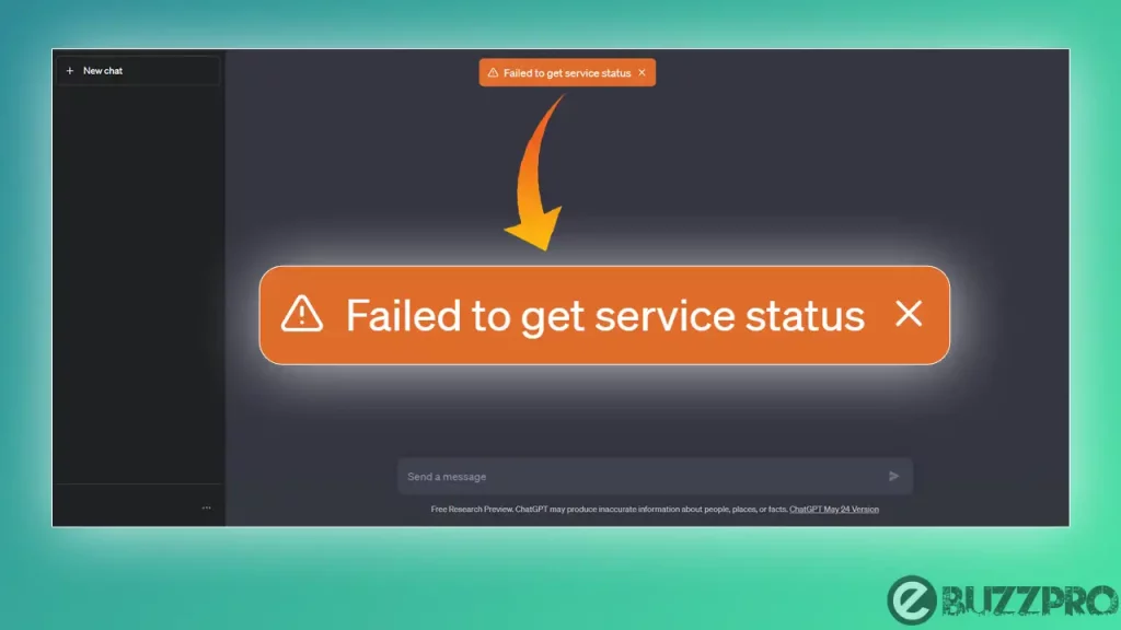 ChatGPT Failed to Get Service Status