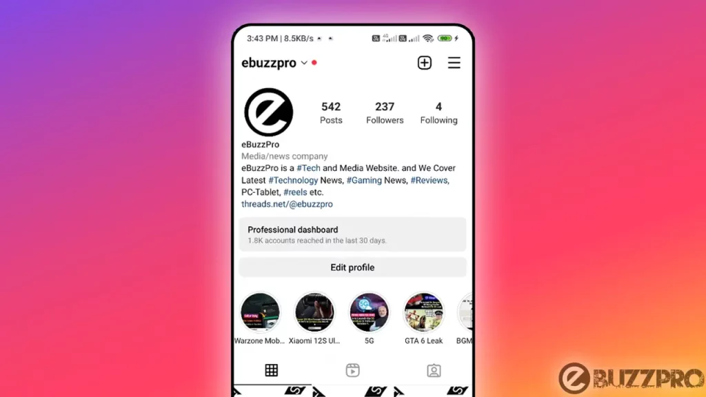 Fix 'Edit Profile Not Working on Instagram' Problem