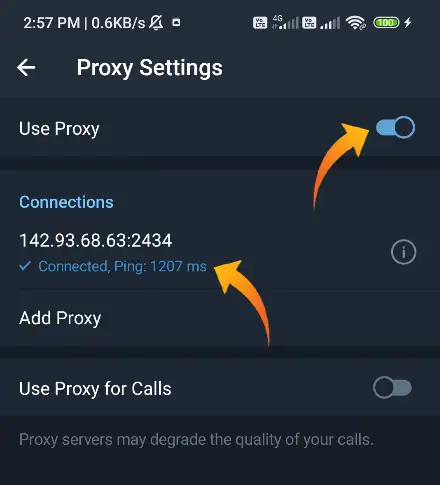 Free Proxy Address for Telegram
