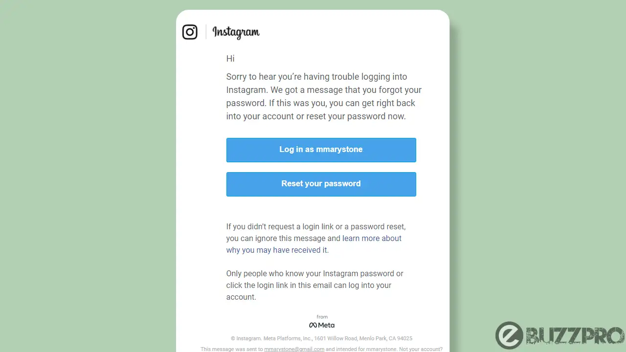 Fix: Instagram Password Reset Link Not Working