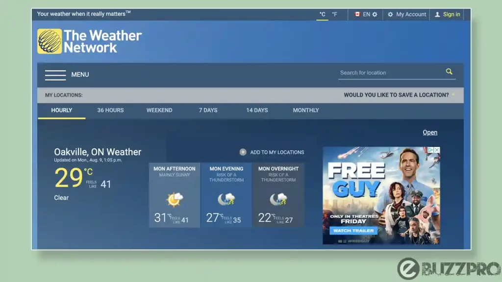 Weather Network Website Not Working | Reasons & Fixes