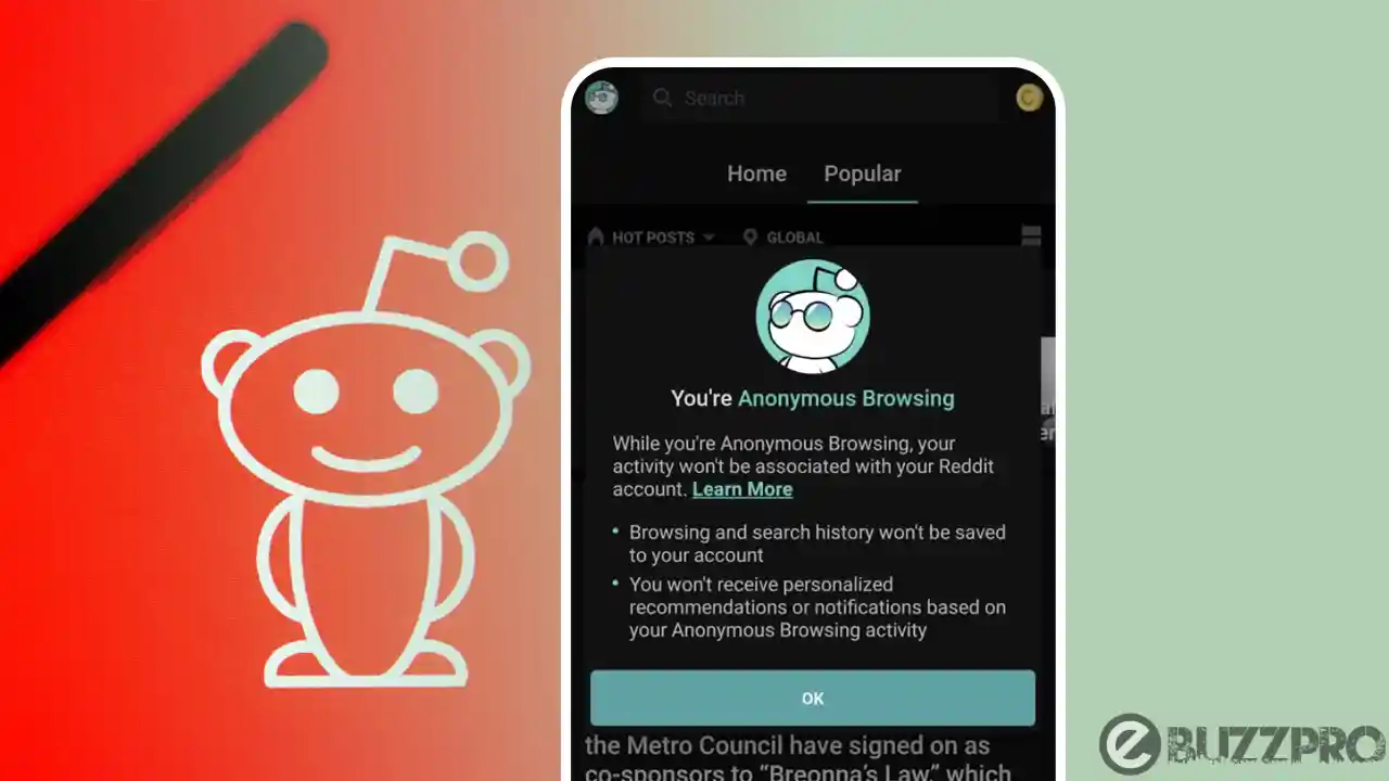 Reddit App Anonymous Browsing