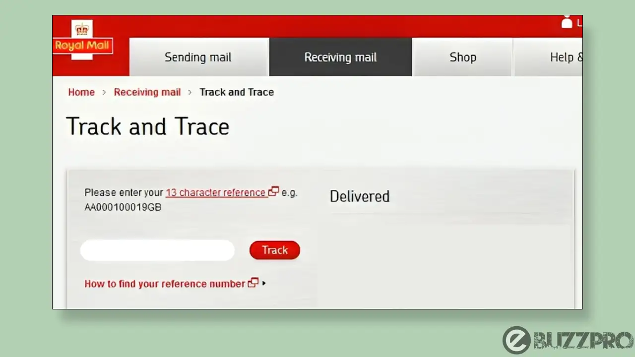 royal mail tracking not working