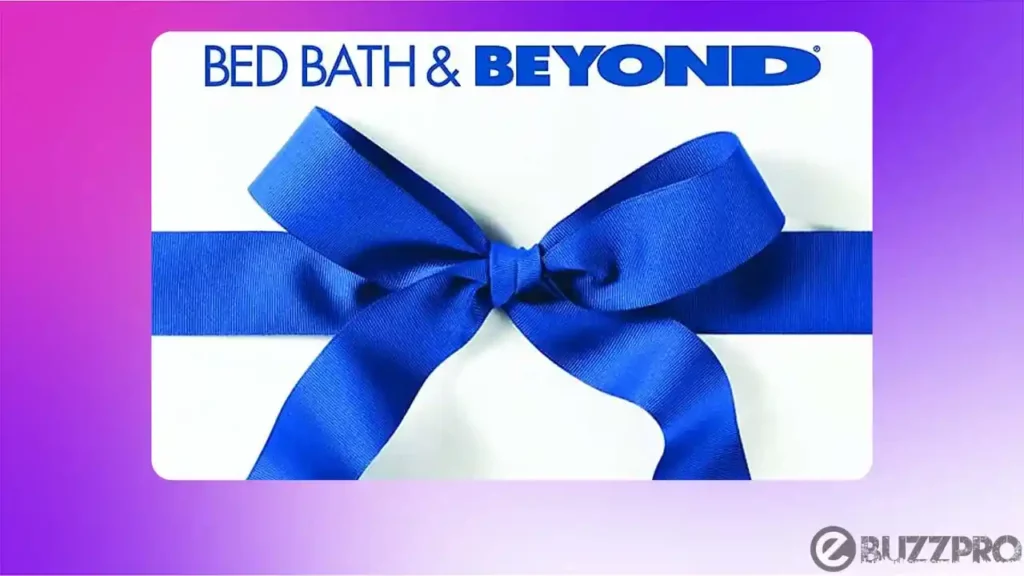 bed bath and beyond gift card not working