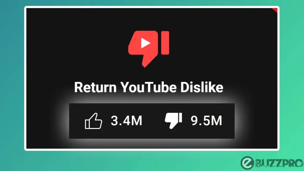 return youtube dislike extension not working