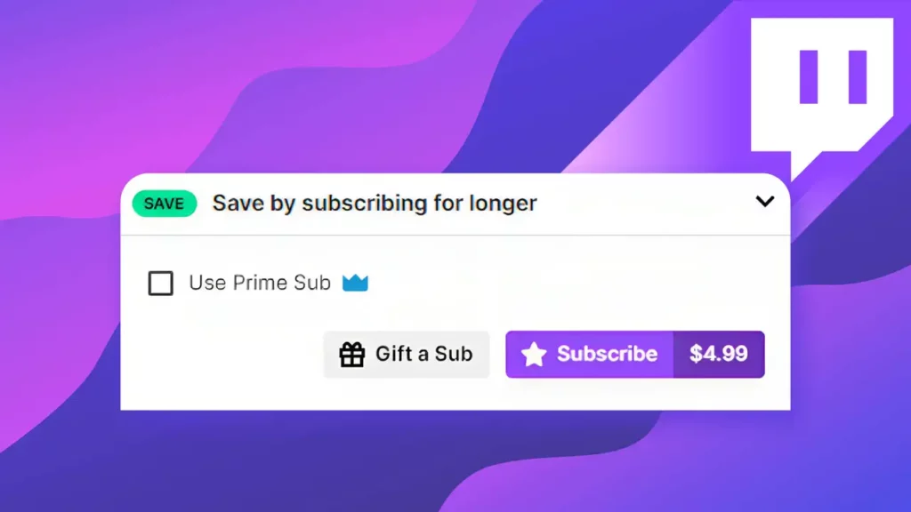 Twitch prime sub not showing up