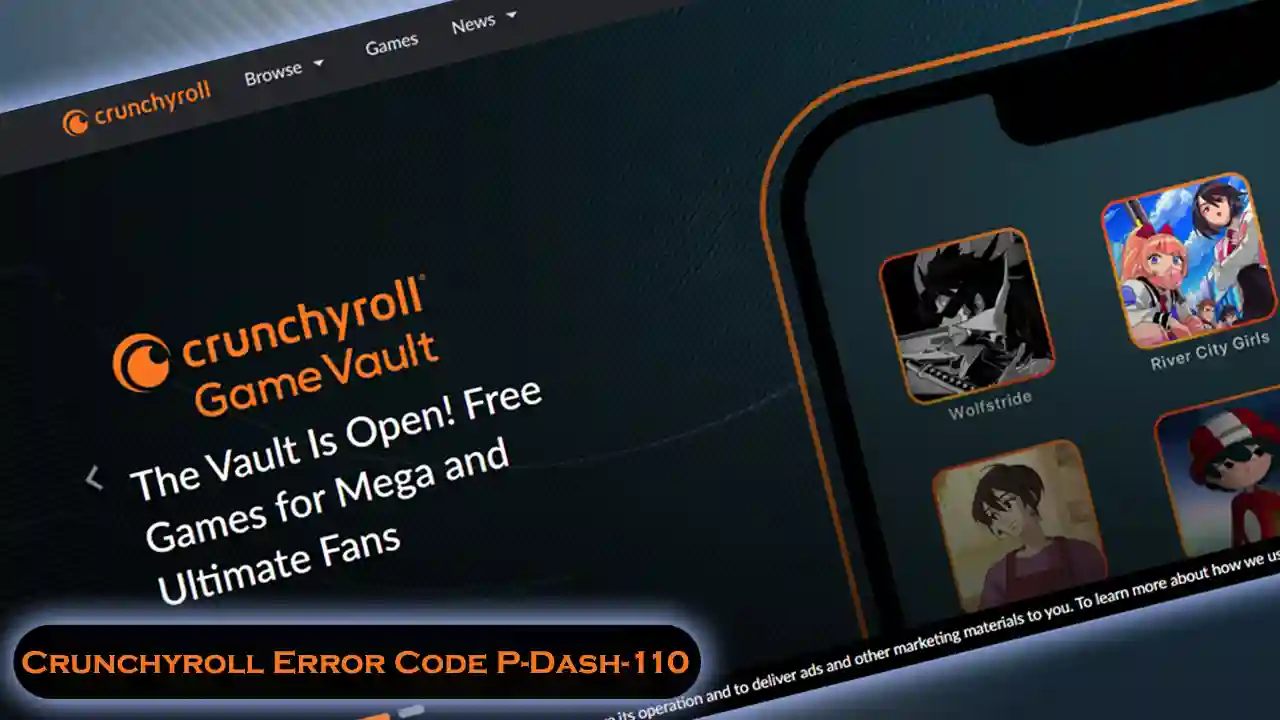 Crunchyroll Error Code P-Dash-110
