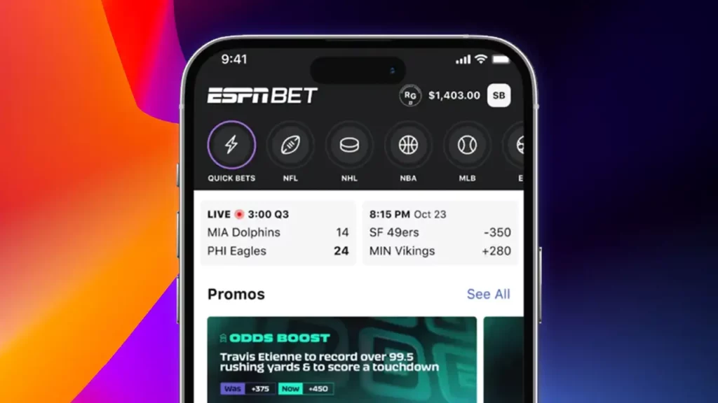 espn bet app not working