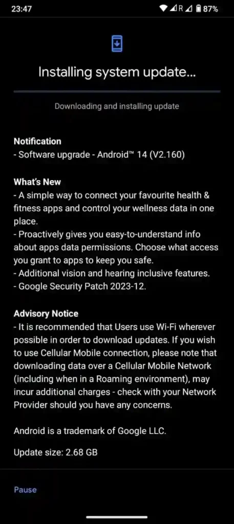 Nokia G42 5G receives Android 14 update