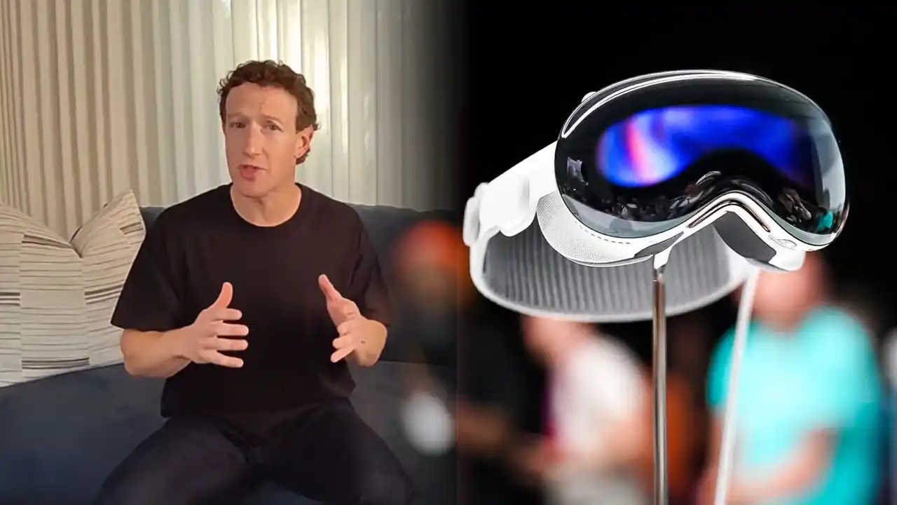 Mark Zuckerberg reviews Apple Vision Pro