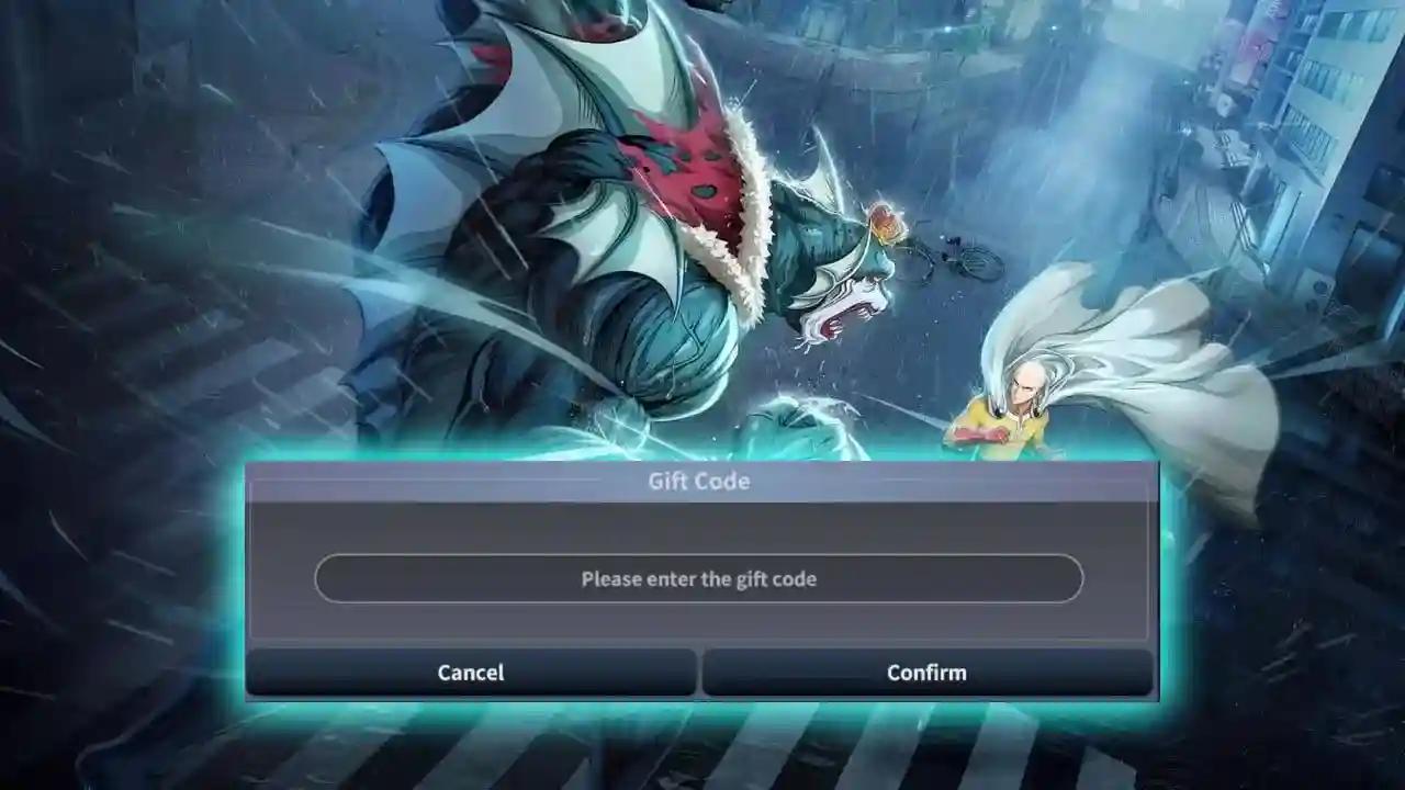 One Punch Man World Gift Codes
