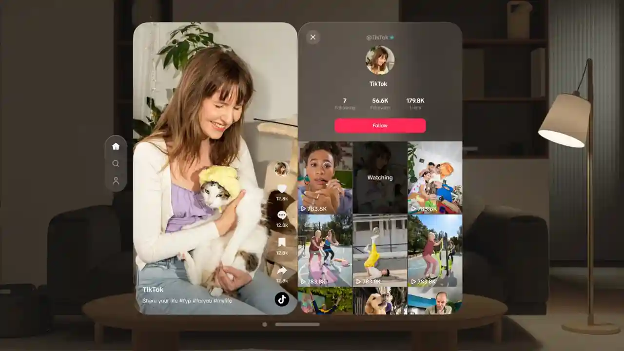 TikTok app for Apple Vision Pro